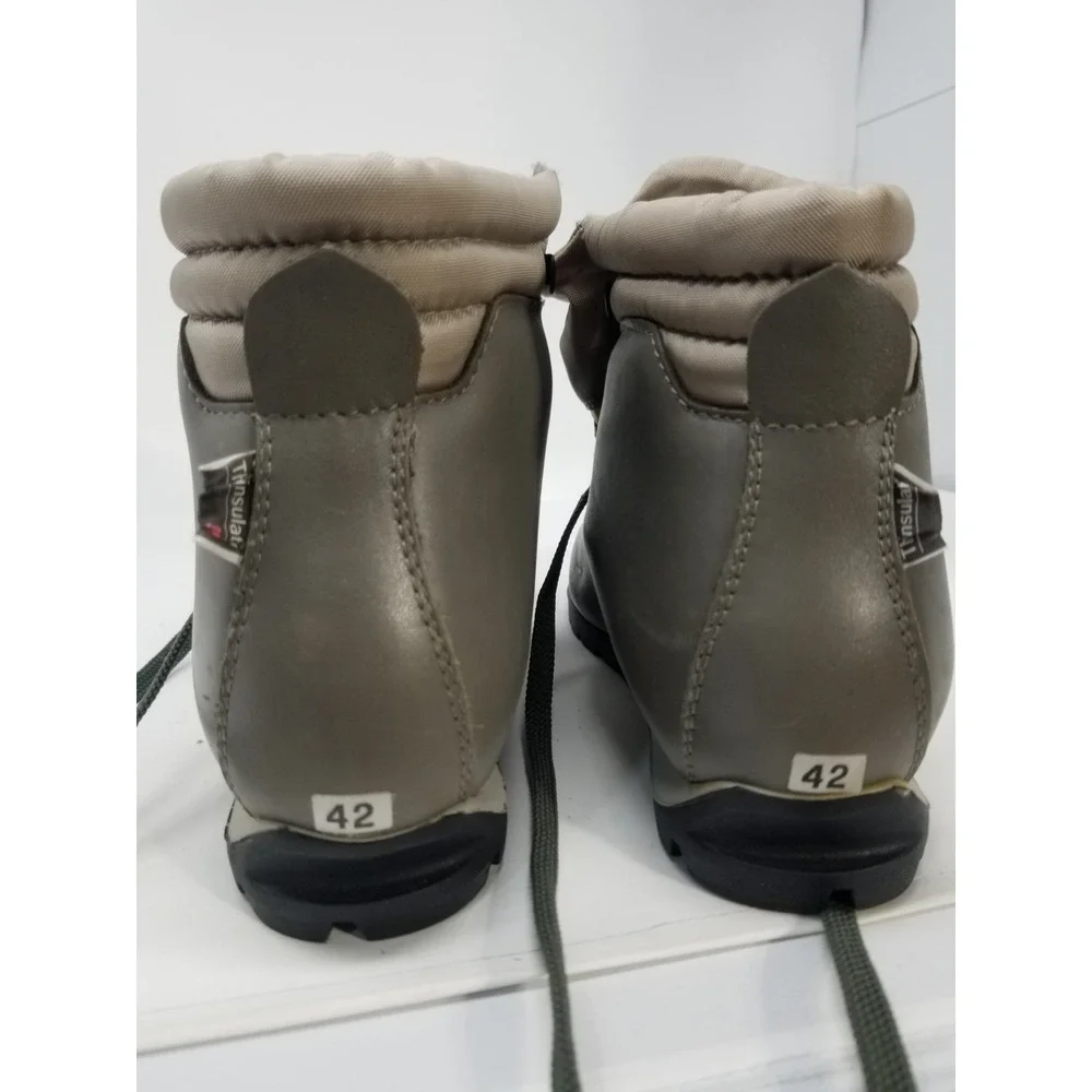 Alpina Boots Blazer Cross Country Nordic Ski Athletic 5107-0 Gray Vibram Sz 42